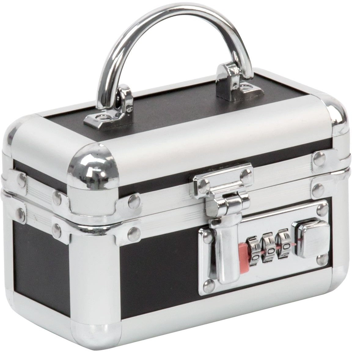 Lockable Small Vibrator Case in Black Storage Case - Tophatter Daily Deals
