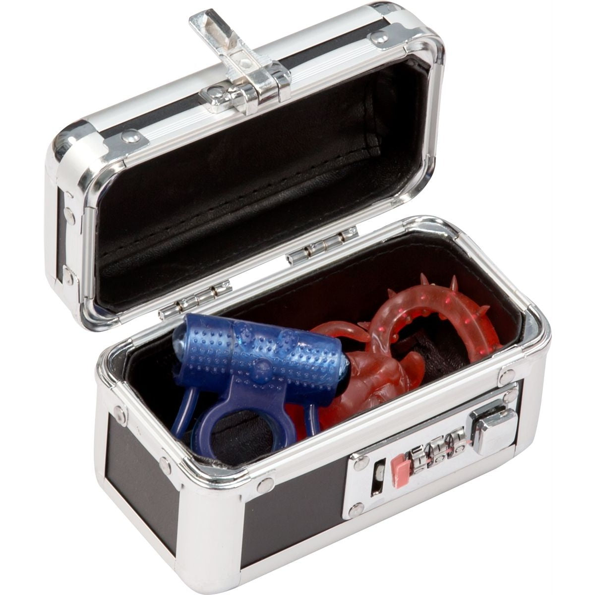 Lockable Small Vibrator Case in Black Storage Case - Tophatter Daily Deals