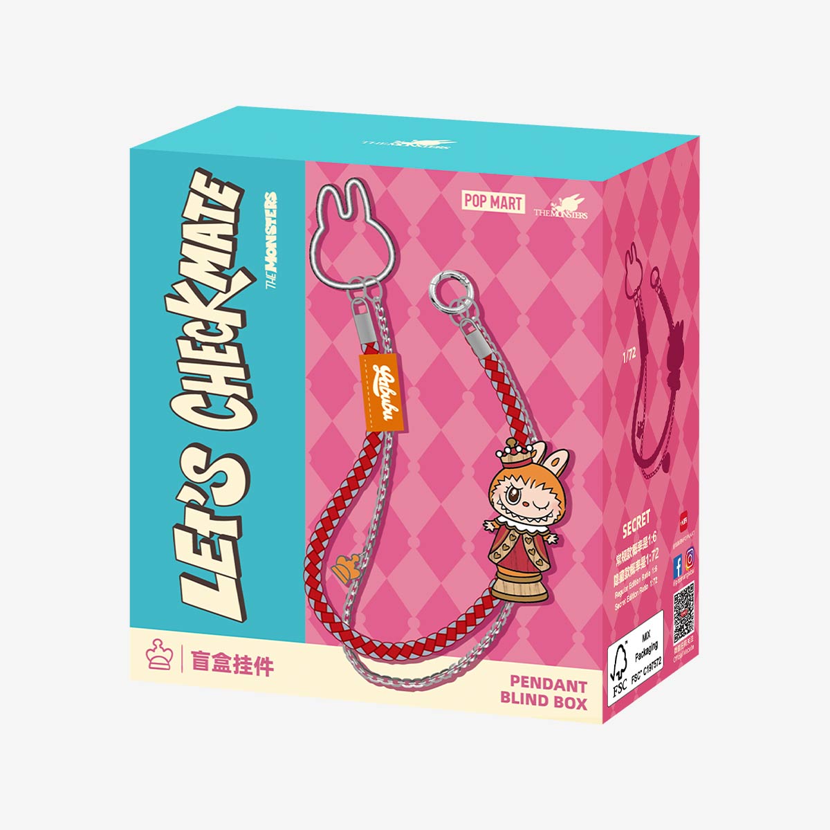 Genuine Pop Mart The Monsters Labubu 'Let‘s Checkmate' Series Pendant Unopened Blind Box Mythical - Tophatter Daily Deals