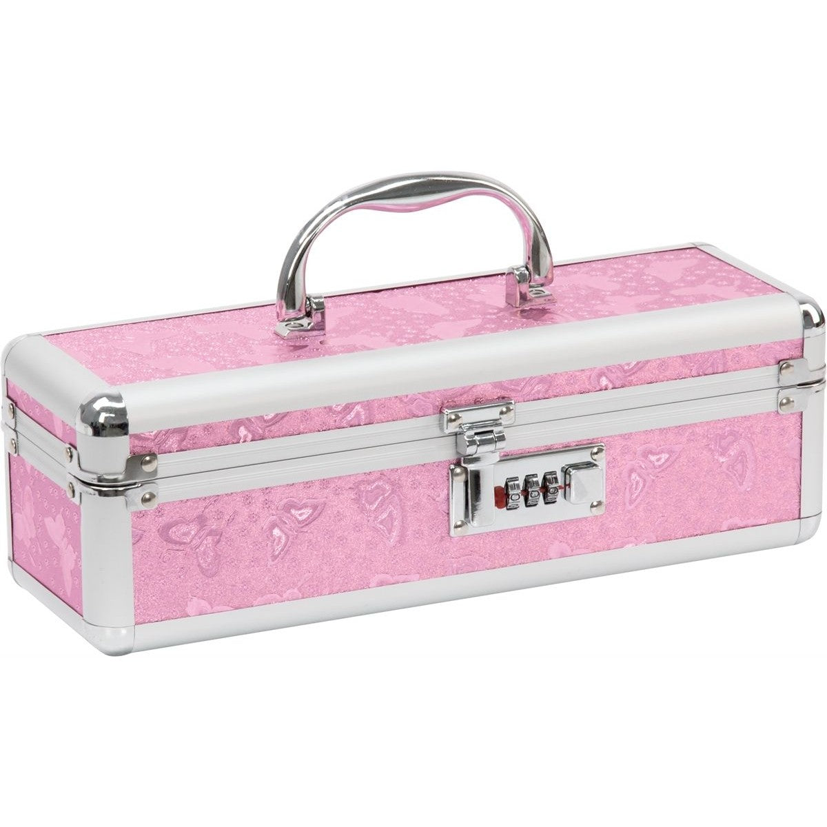 Lockable Medium Vibrator Case in Pink Storage Case - Tophatter Daily Deals