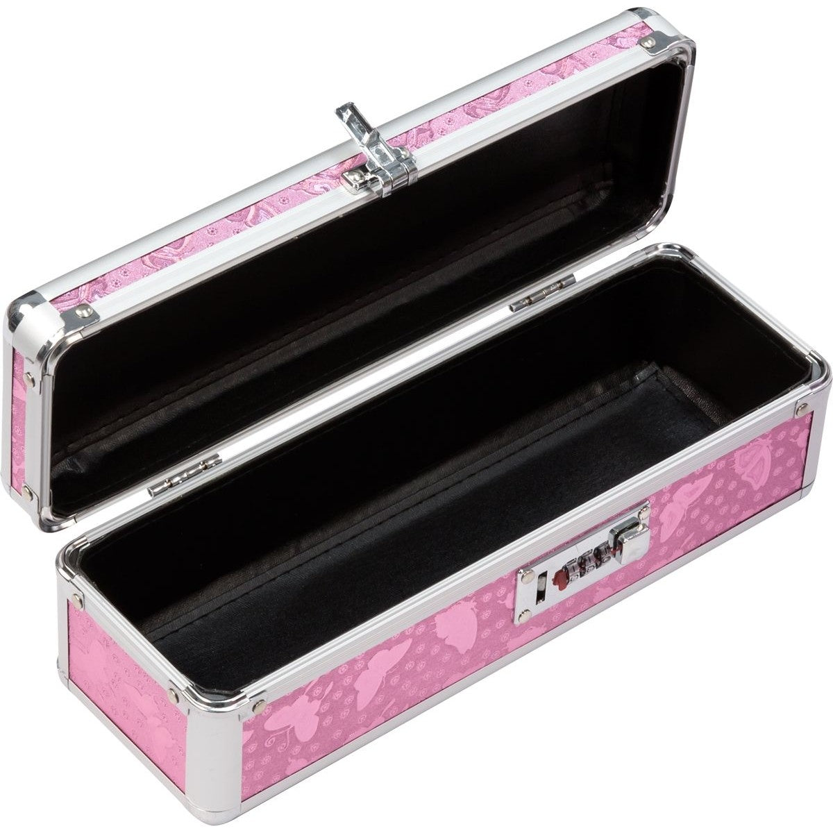 Lockable Medium Vibrator Case in Pink Storage Case - Tophatter Daily Deals