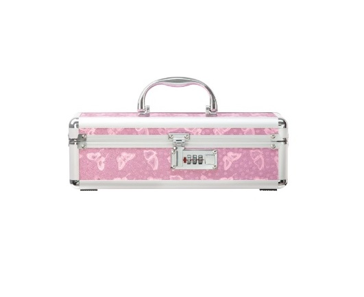 The Toy Chest Small Pink Lockable Case 12 x 4 x 4 Inches > Essentials > Toy Storage - Tophatter Daily Deals