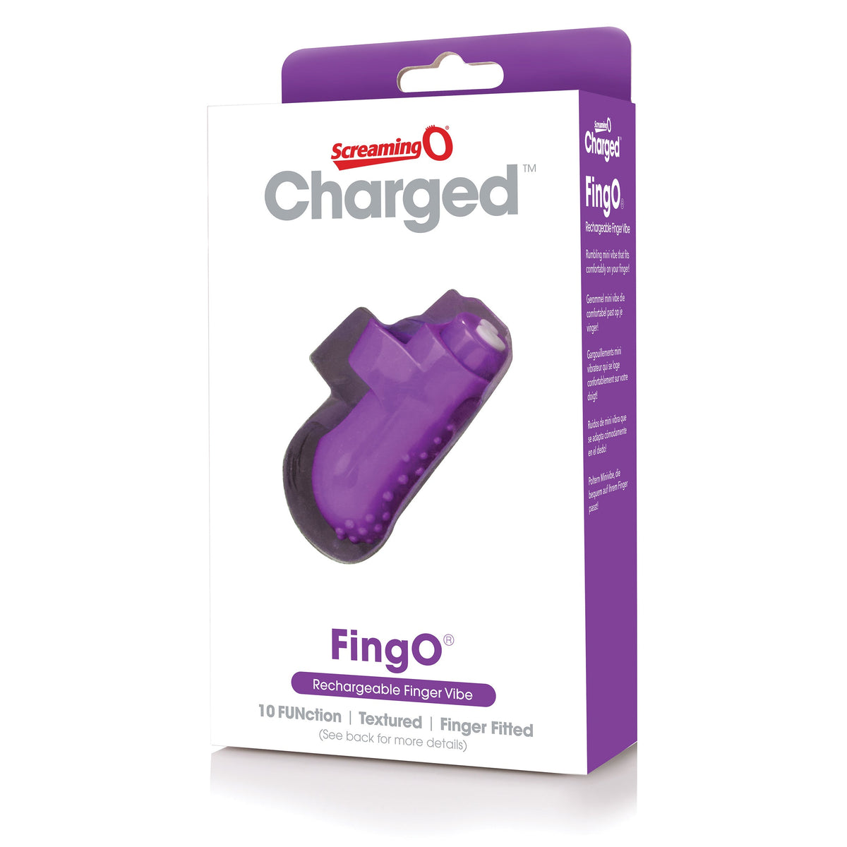 Charged Fing O – Rechargeable Mini Finger Vibrator with Vooom Technology > Vibrators > Finger Vibrators - Tophatter Daily Deals
