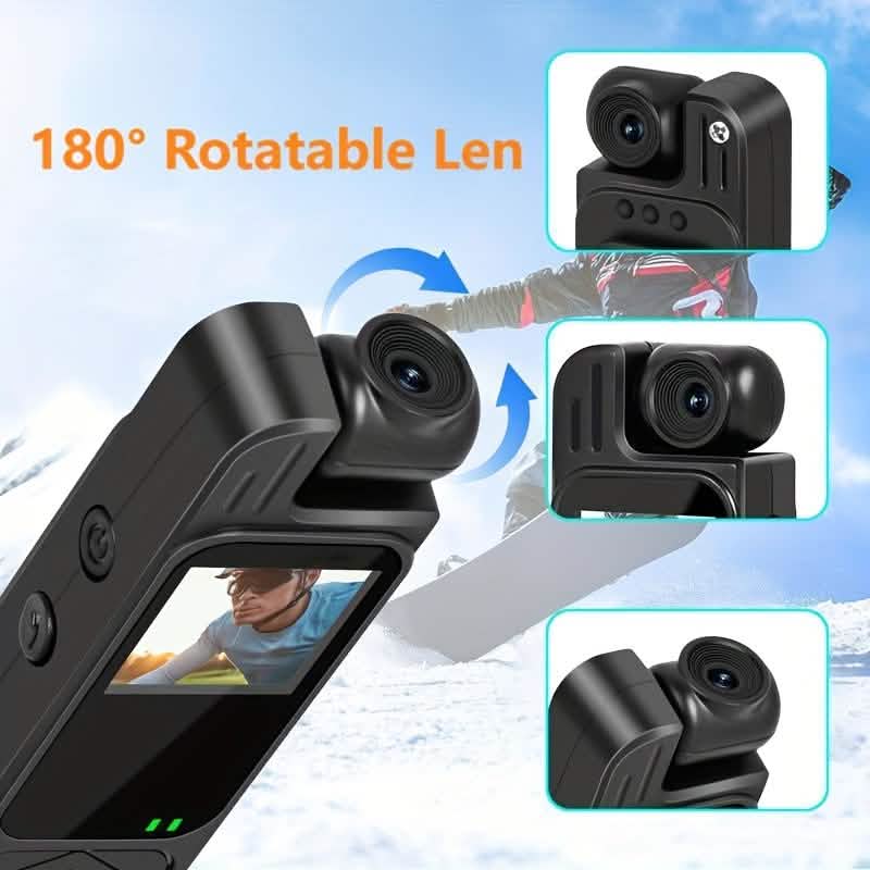 Premium Portable Body Camera Recorder – HD, SD Card Compatible Cameras & Drones - Tophatter Daily Deals