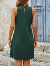 Mock Neck Sleeveless Mini Dress Casual Dresses - Tophatter Daily Deals