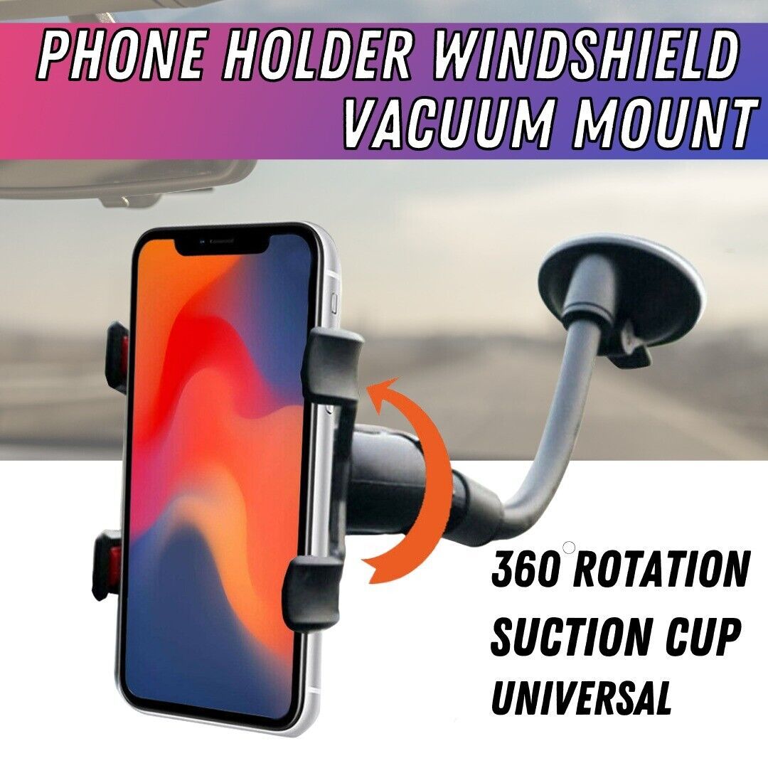 360 Car Rearview Mirror Rotation Adjustable Phone Holder Mount Multifunction 5 - Tophatter Daily Deals