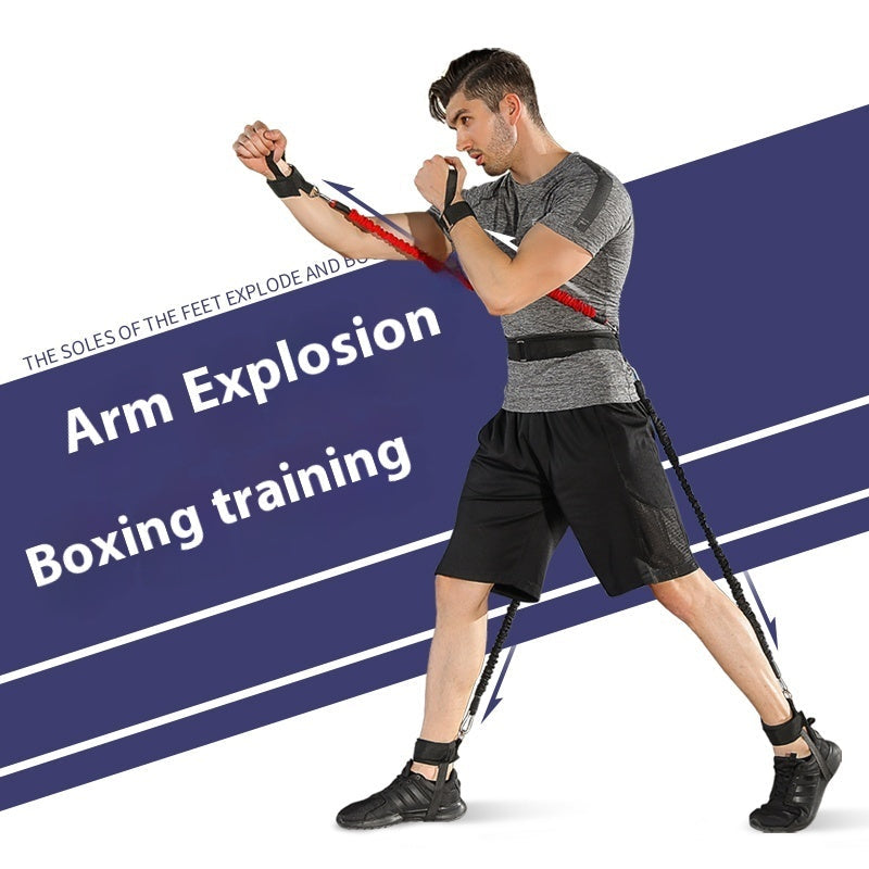 Boxing MMA Taekwondo Elastic String Basketball Bounce Strength Leg Training Explosive Power Resistance Band Fitness Equipment 0 - Tophatter Daily Deals