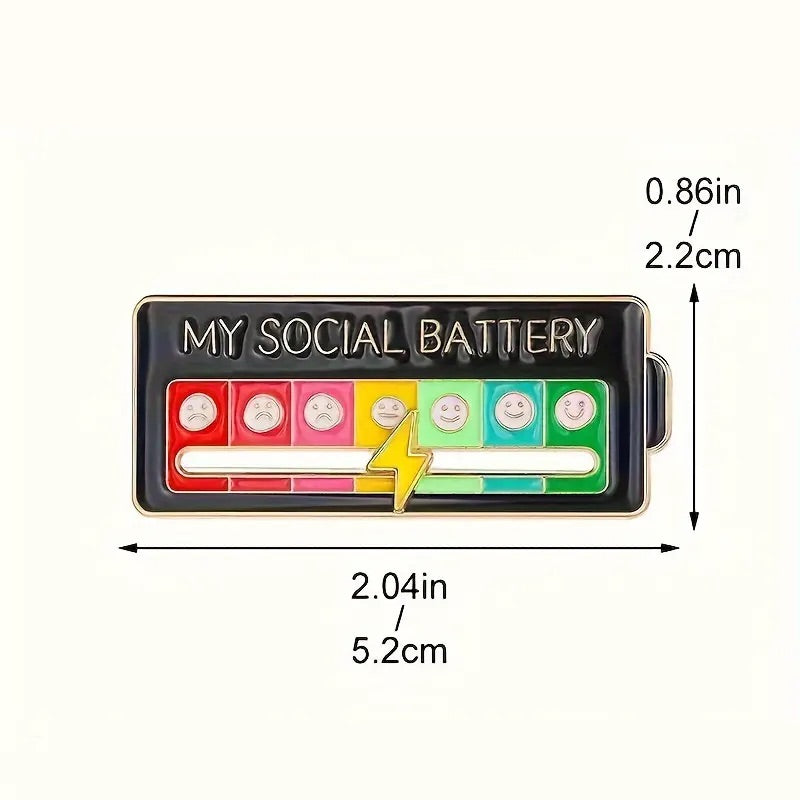 Social Battery Pin - Tophatter Daily Deals