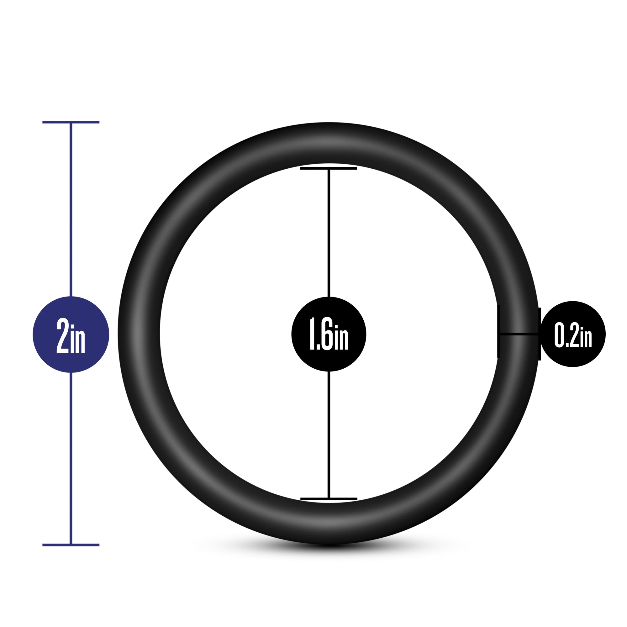 Performance VS3 Large Silicone Cockrings - Set of 3 > Cock Ring > Sets - Tophatter Daily Deals