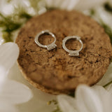 Sophie Baguette Diamond Mini Hoops Earrings - Tophatter Daily Deals
