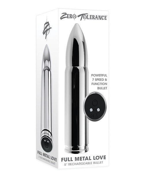 Full Metal (Silver) – Durable Metal Bullet > Vibrators > Mini Vibrators - Tophatter Daily Deals