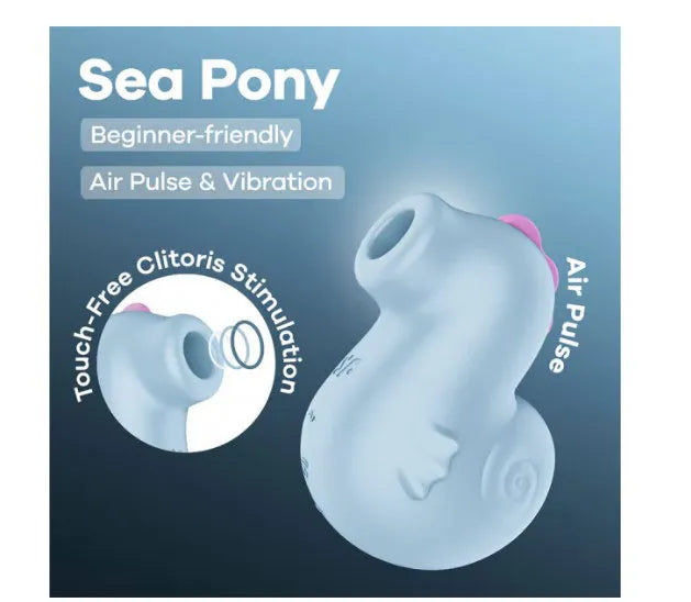 Satisfyer Sea Pony – Air Pulse and Vibrator with Dual Stimulation > Sex Toys For Ladies > Air Pulsation - Tophatter Daily Deals