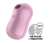 Satisfyer Cotton Candy – Air Pulse Stimulator Plus Vibrator > Sex Toys For Ladies > Air Pulsation - Tophatter Daily Deals