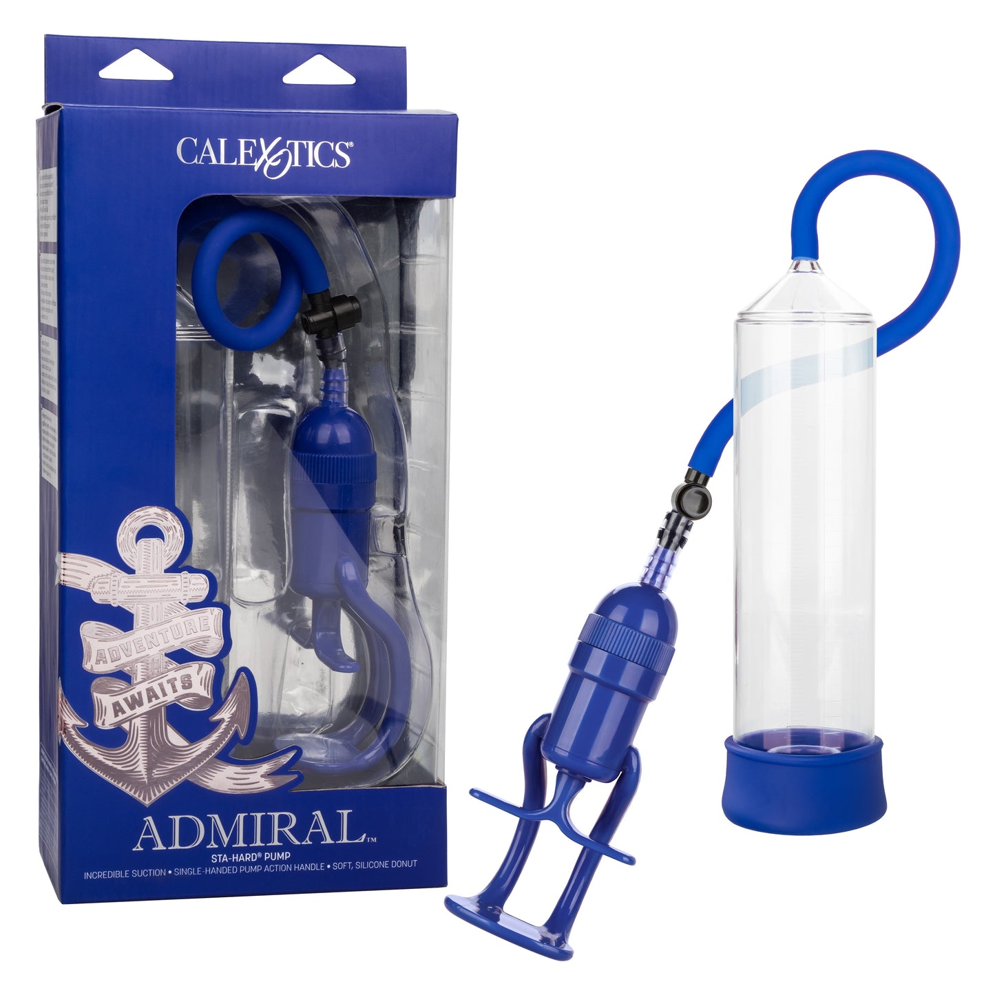 Admiral StaHard – Male Enhancement Pump with Silicone Base and Master-Grip Handle > Pumps > Penis Pumps - Tophatter Daily Deals