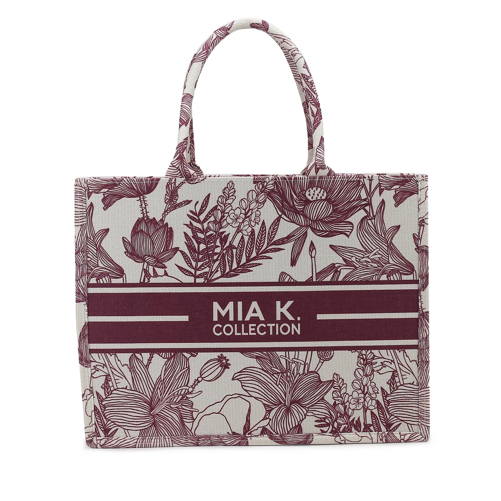 MKF Collection Women's Adorabella Tote Bag Merlot Bags - Tophatter Daily Deals