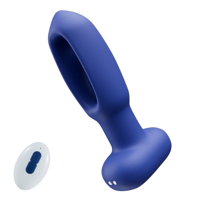 Ryza - Tapping Vibrating Anal Therapy Toy Blue Anal Toys - Tophatter Daily Deals