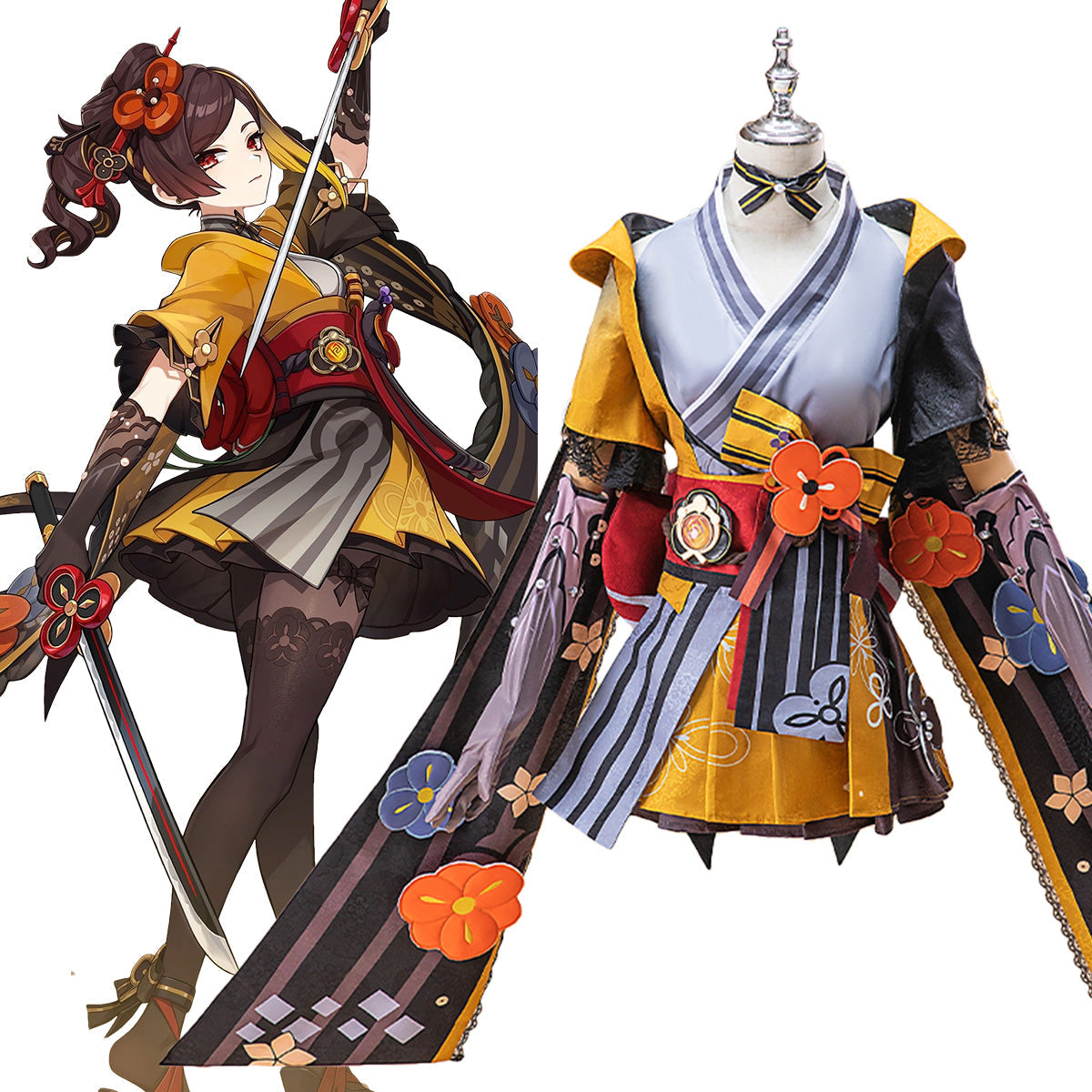 Genshin Impact Chiori Premium Edition Cosplay Costume Costume - Tophatter Daily Deals