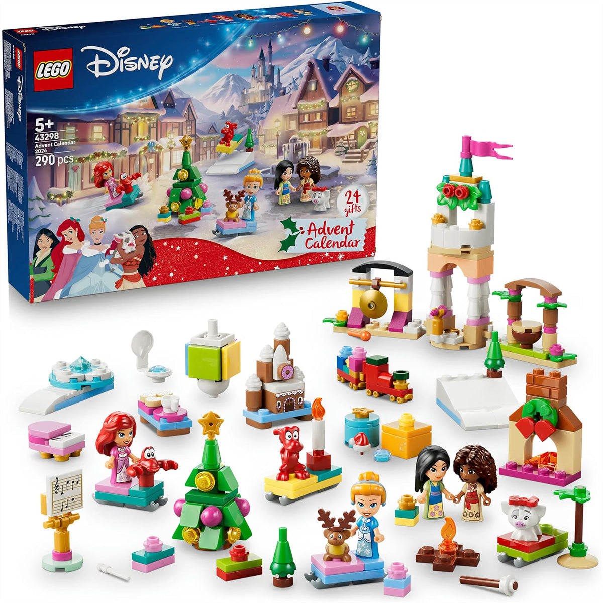 Lego 43298 Disney Princess Christmas Advent Calendar 2026, 24 Advent Gifts Advent Calendar - Tophatter Daily Deals