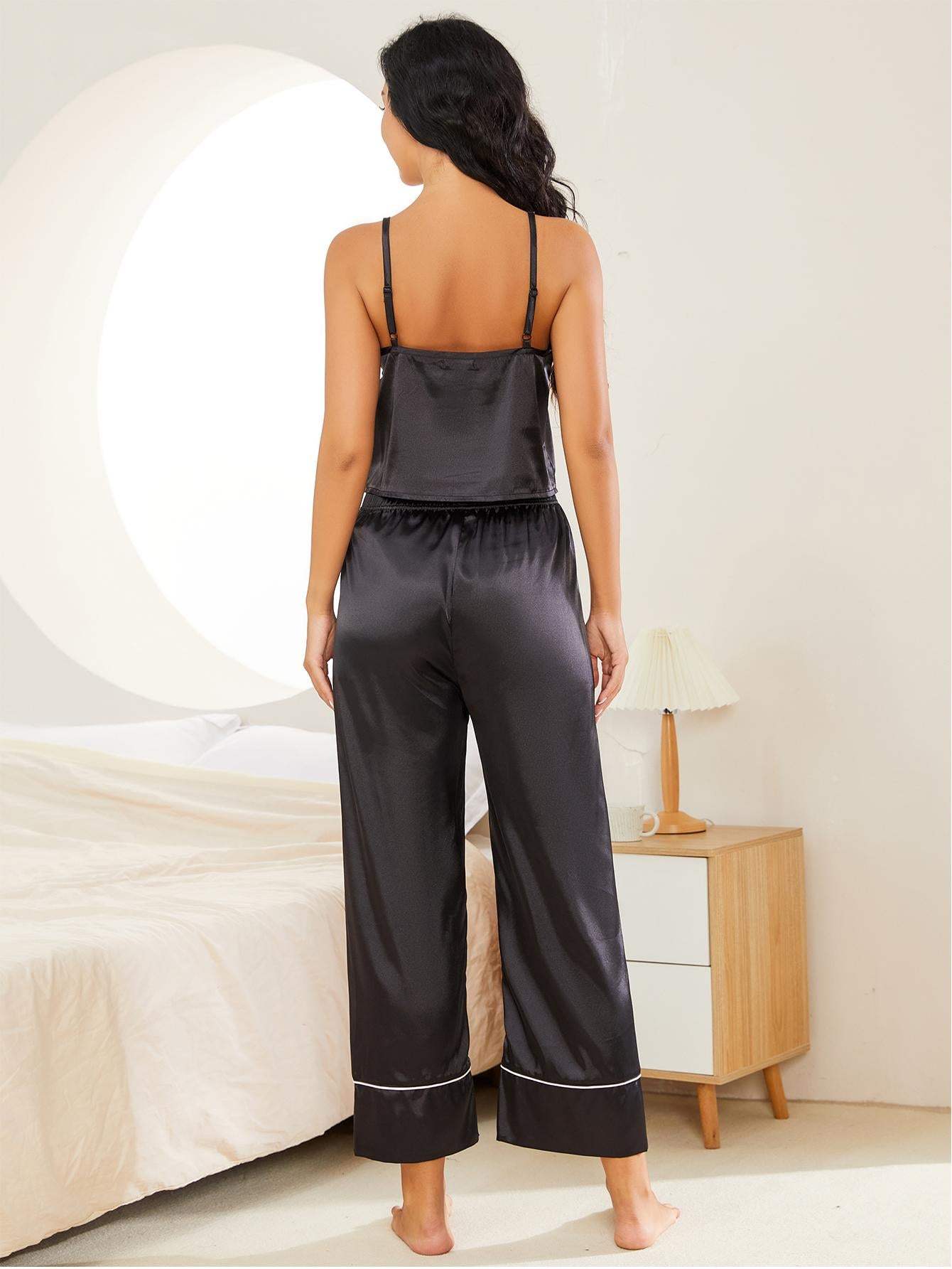 Heart Graphic Cami and Pants Lounge Set Loungewear Sets - Tophatter Daily Deals