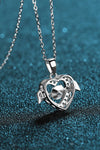 Moissanite 925 Sterling Silver Necklace Necklaces - Tophatter Daily Deals
