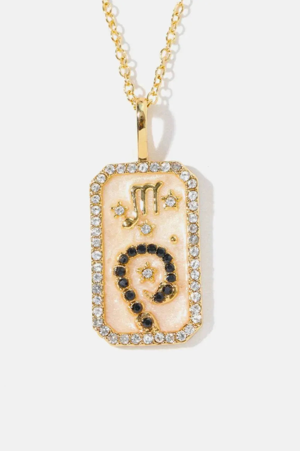 Rhinestone Constellation Pendant Copper Necklace Necklaces - Tophatter Daily Deals