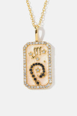 Rhinestone Constellation Pendant Copper Necklace Necklaces - Tophatter Daily Deals