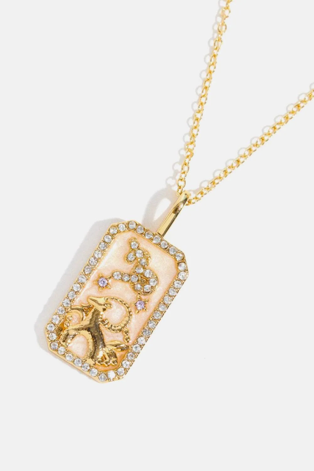 Rhinestone Constellation Pendant Copper Necklace Necklaces - Tophatter Daily Deals