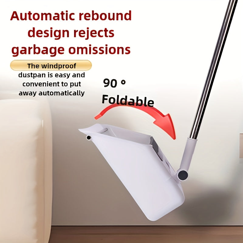 3-in-1 Home Cleaning Kit Broom Dustpan Brush Household Cleaning Products - Tophatter Daily Deals