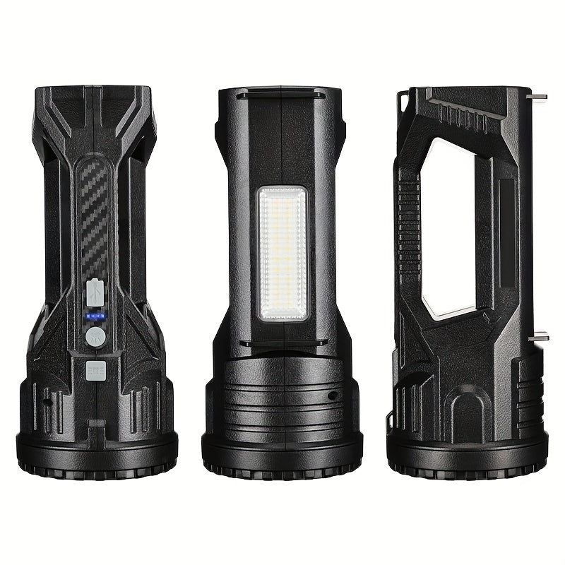 Camping Spotlight USB Rechargeable Flashlight Camping & Hiking - Tophatter Daily Deals