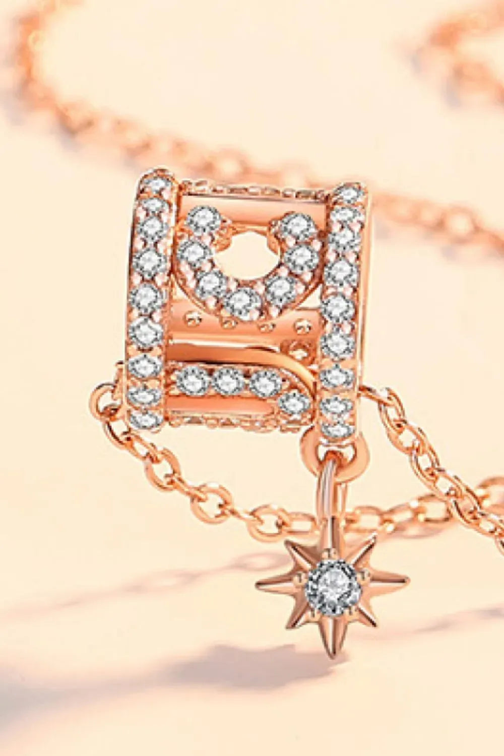 Rely On Fate Cubic Zirconia Pendant Necklace Necklaces - Tophatter Daily Deals