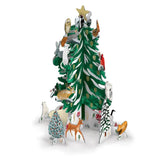 3D Pop & Slot Christmas Conifer Free Standing Christmas Advent Calendar Advent Calendar - Tophatter Daily Deals