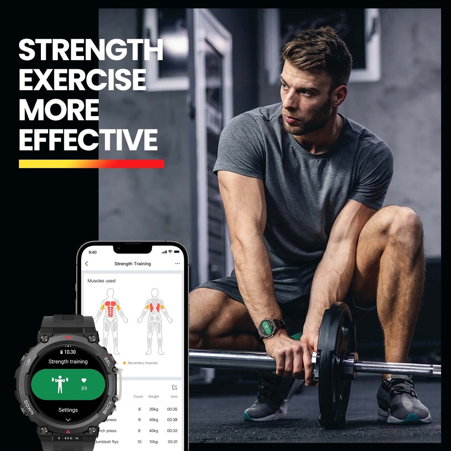 Amazfit T Rex 2 Smartwatch T Rex 2 Dual Band Route Import 150 Built In Sports Modes Smart Watch 0 - Tophatter Daily Deals
