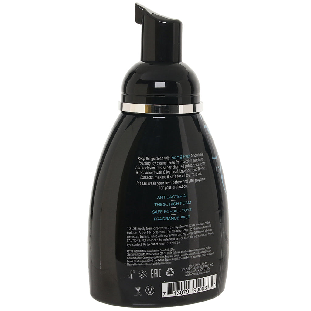 Foam 'n Fresh Anti-Bacterial Toy Cleaner in 8oz/240ml Lubes and Lotions > Sex Toy Cleaner - Tophatter Daily Deals