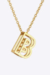 A to J Letter Pendant Nekclace Necklaces - Tophatter Daily Deals