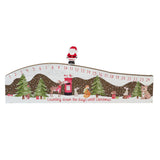Children's Winter Wonderland Wooden Christmas Advent Calendar Block - 38cm Advent Calendar - Tophatter Daily Deals