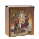 7-Piece Mini Christmas Nativity Set | Traditional Holy Family Figurines Nativity Set - Tophatter Daily Deals