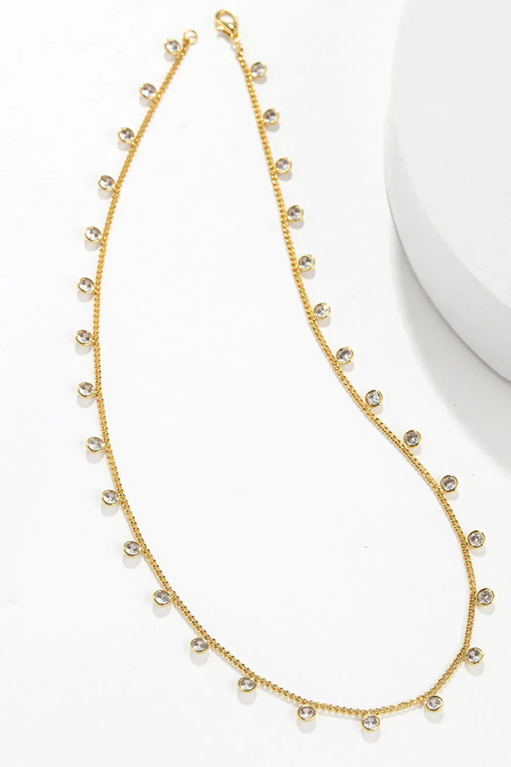 Zircon Decor Copper Necklace Necklaces - Tophatter Daily Deals