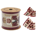 Luxury Nutcracker Wired Christmas Ribbon | Festive Ribbon Gift Wrapping & Craft Tree Decoration - Tophatter Daily Deals