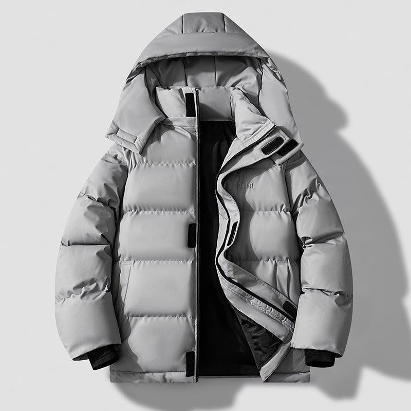 Waterproof Cozy Jacket - Hooded Puffer, Polyester, Commute Gray 3D Changing Face Moving Picture Frame - Tophatter Daily Deals