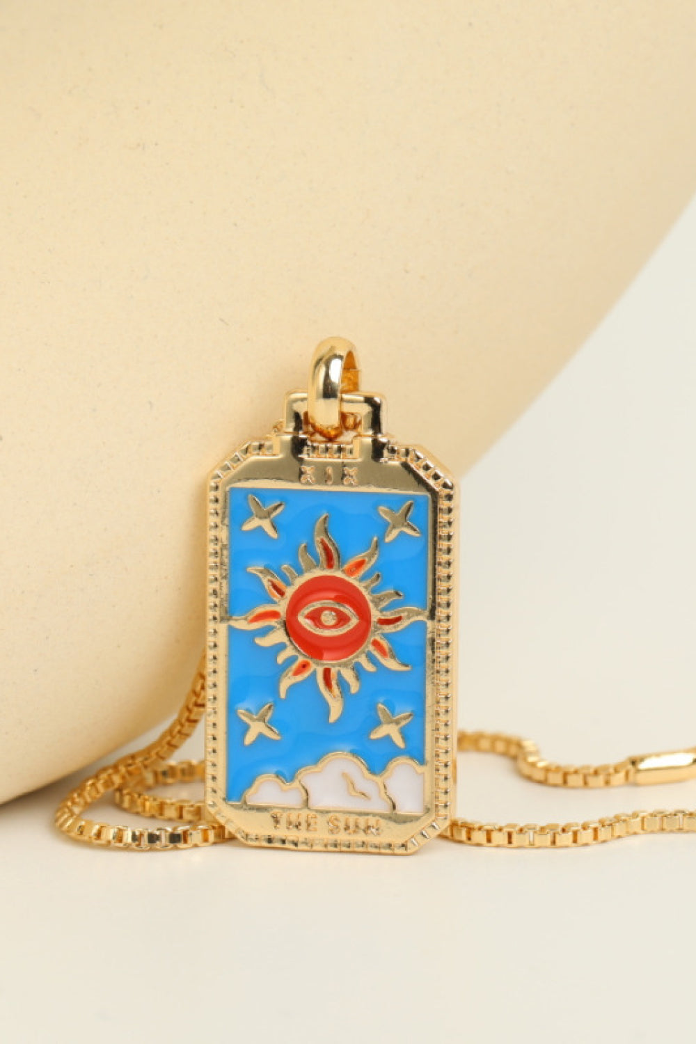 Tarot Card Pendant Copper Necklace Necklaces - Tophatter Daily Deals