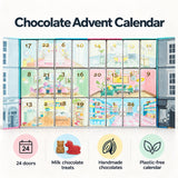 Portobello Chocolate Christmas Advent Calendar, Luxury Handmade Melt Chocolates Advent Calendar - Tophatter Daily Deals
