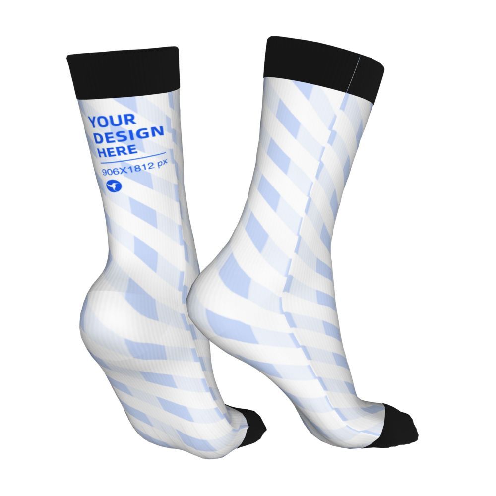 16in Thick Contrast Color Mild Skin-friendly Socks 7 - Tophatter Daily Deals