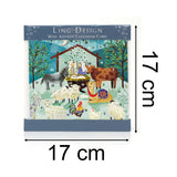 The Nativity Christmas Advent Calendar Greetings Card | Door Advent Calendar Advent Calendar - Tophatter Daily Deals