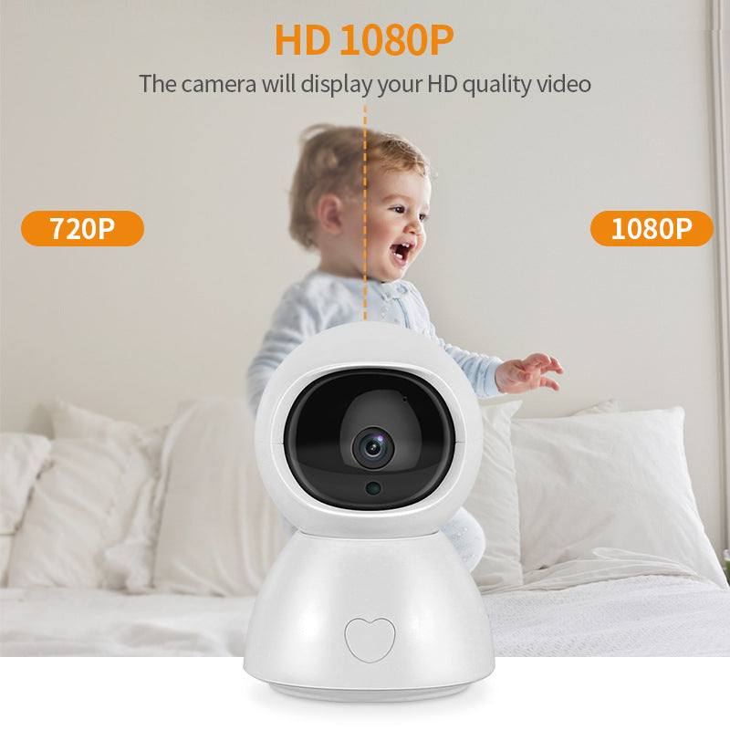5-inch Baby Monitor Surveillance Camera White 0 - Tophatter Daily Deals