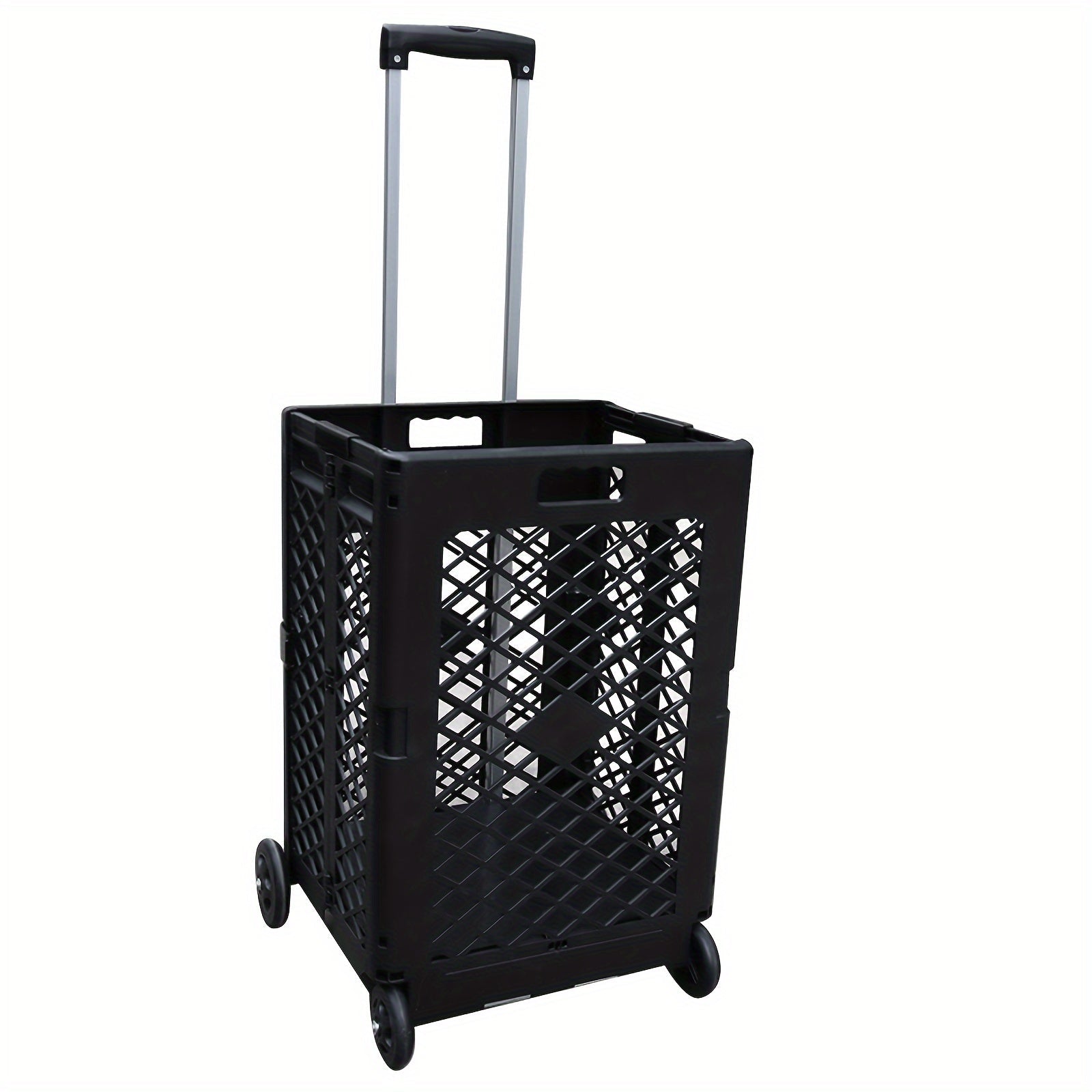 Foldable Storage Cart with Wheels Kitchen & Dining Trolleys - Tophatter Daily Deals