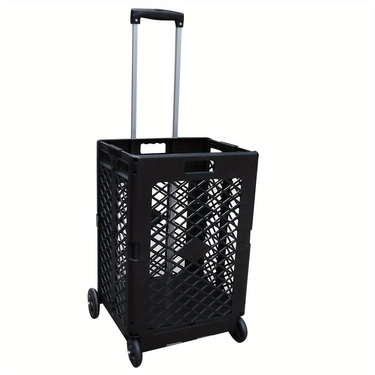 Foldable Storage Cart with Wheels Kitchen & Dining Trolleys - Tophatter Daily Deals