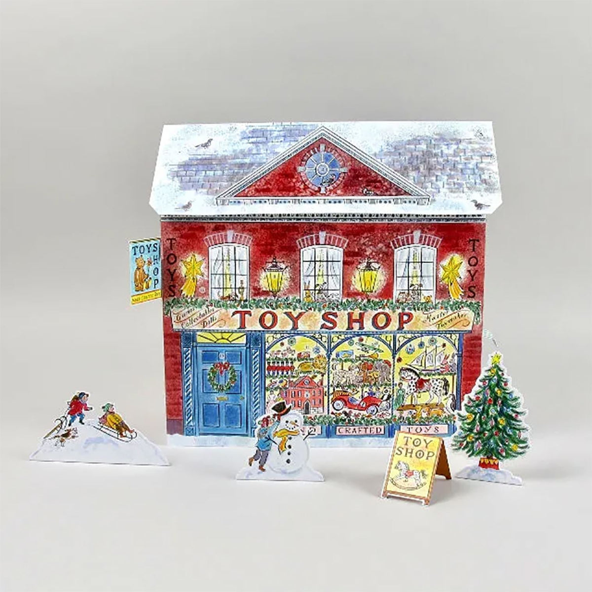 3D Toy Shop Christmas Advent Calendar | Advent Calendar with Pop-Up Characters Advent Calendar - Tophatter Daily Deals