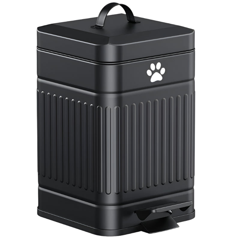 Dog Waste Bin with Pedal Lid Pet Supplies - Tophatter Daily Deals