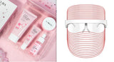 7 Color LED Mask Red Light Therapy Skin Rejuvenation Massager Beauty Home Skin Face Whitening Anti Aging SPA Device Set USB 0 - Tophatter Daily Deals