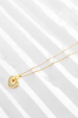 Crystal Heart Pendant Necklace Necklaces - Tophatter Daily Deals